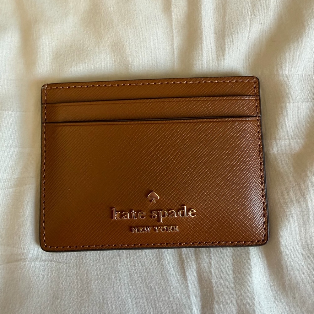 Kate Spade Tan Card Holder